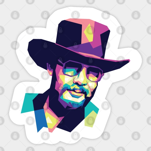 Hank Williams wpap fullcollor #2 Sticker by masindahart